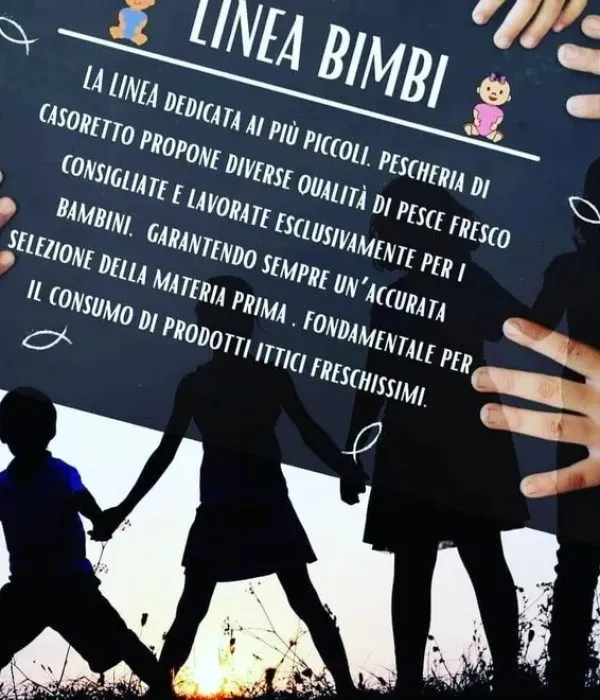 Insegna della Linea bimbi della Pescheria di Casoretto
